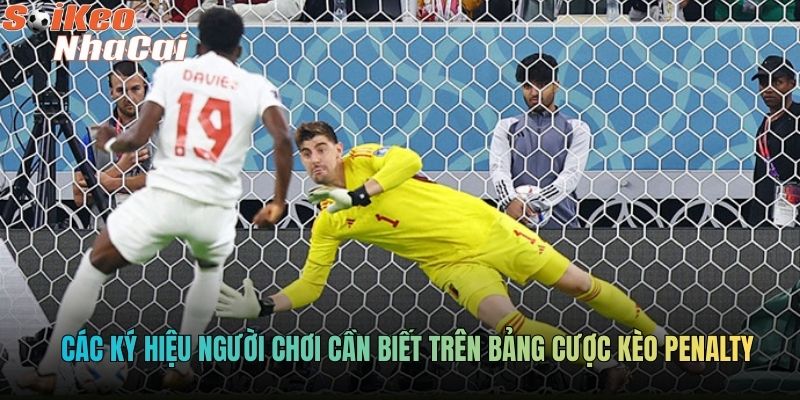 Các ký hiệu người chơi cần biết trên bảng cược kèo penalty