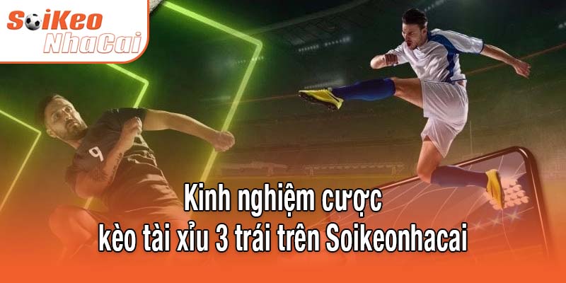 Kinh nghiệm cược kèo tài xỉu 3 trái trên Soikeonhacai