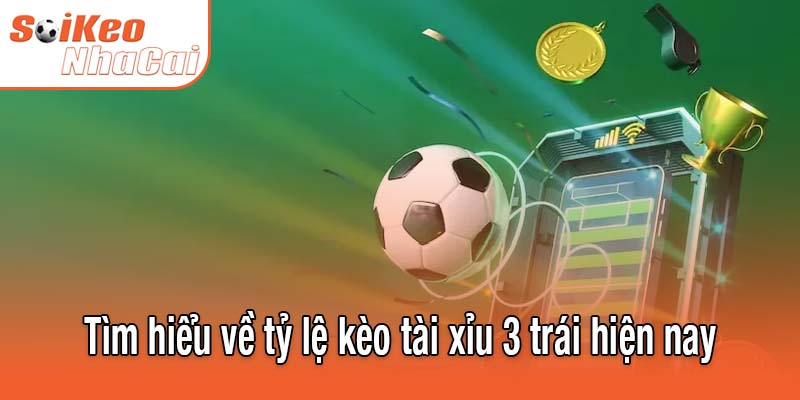 Tìm hiểu về tỷ lệ kèo tài xỉu 3 trái hiện nay