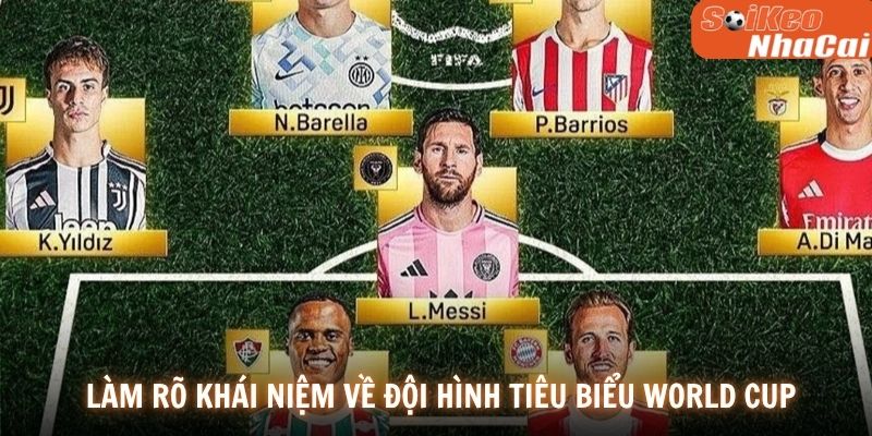 Làm rõ khái niệm về đội hình tiêu biểu World Cup
