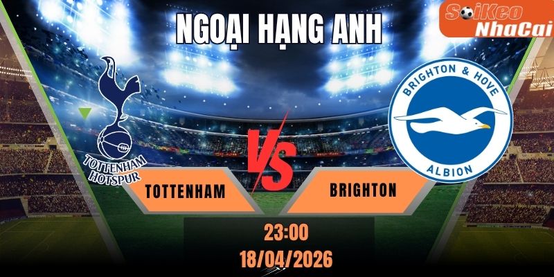 Soi kèo nhà cái Tottenham vs Brighton 23h30 ngày 18/04 – Premier League